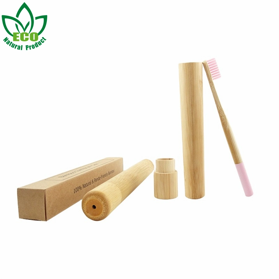 Bamboo Dental Brush Toothbrush in Bamboo Case