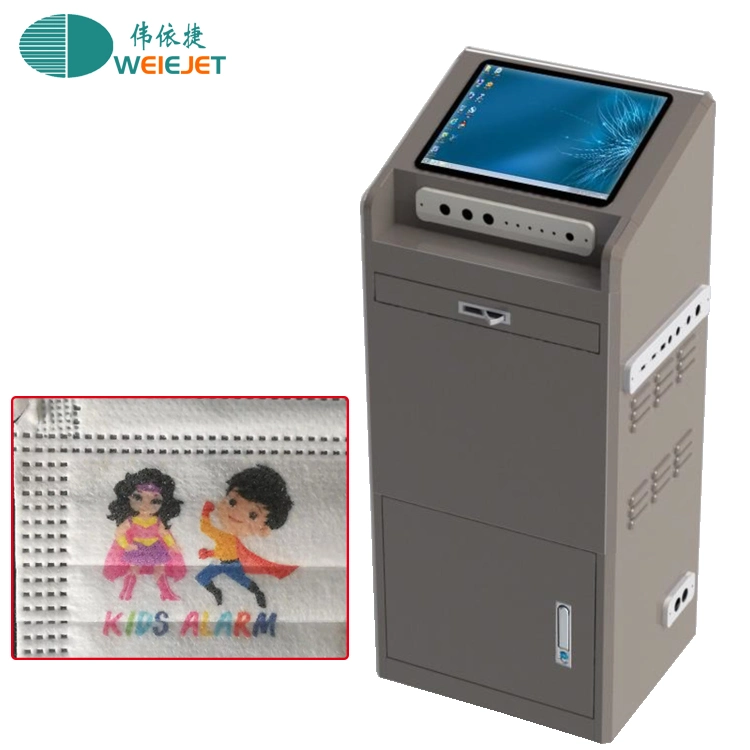 Best Selling Color UV Printer Inkjet DC800 Multi-Color UV Printing Machine for Non-Woven Bag Mask Colorful Logo Pattern Image Number Coding