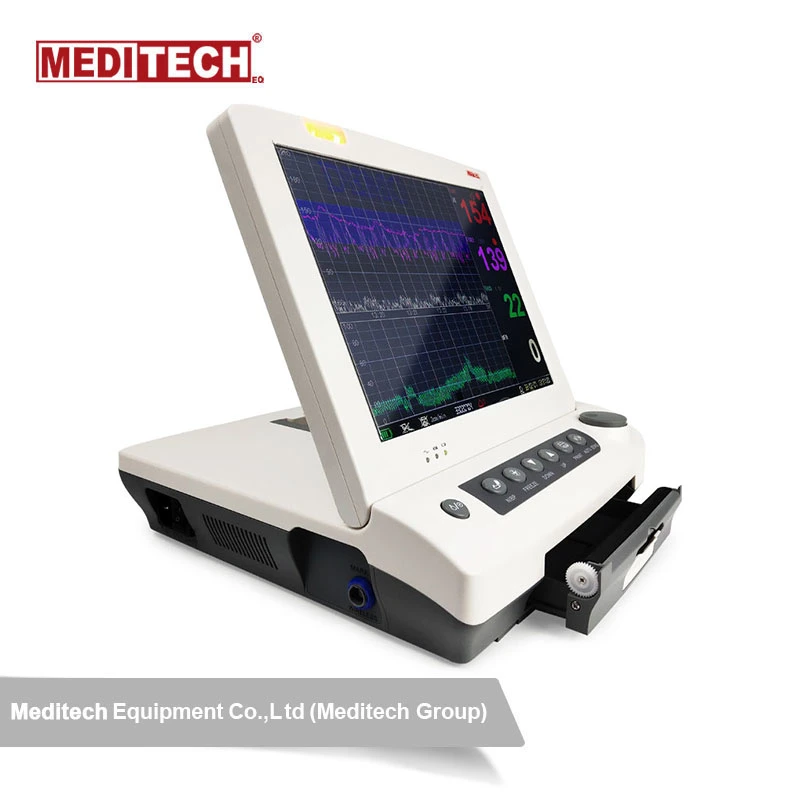 Portable Ctg Machine Maternal Fetal Monitor with Printer and Large Screen