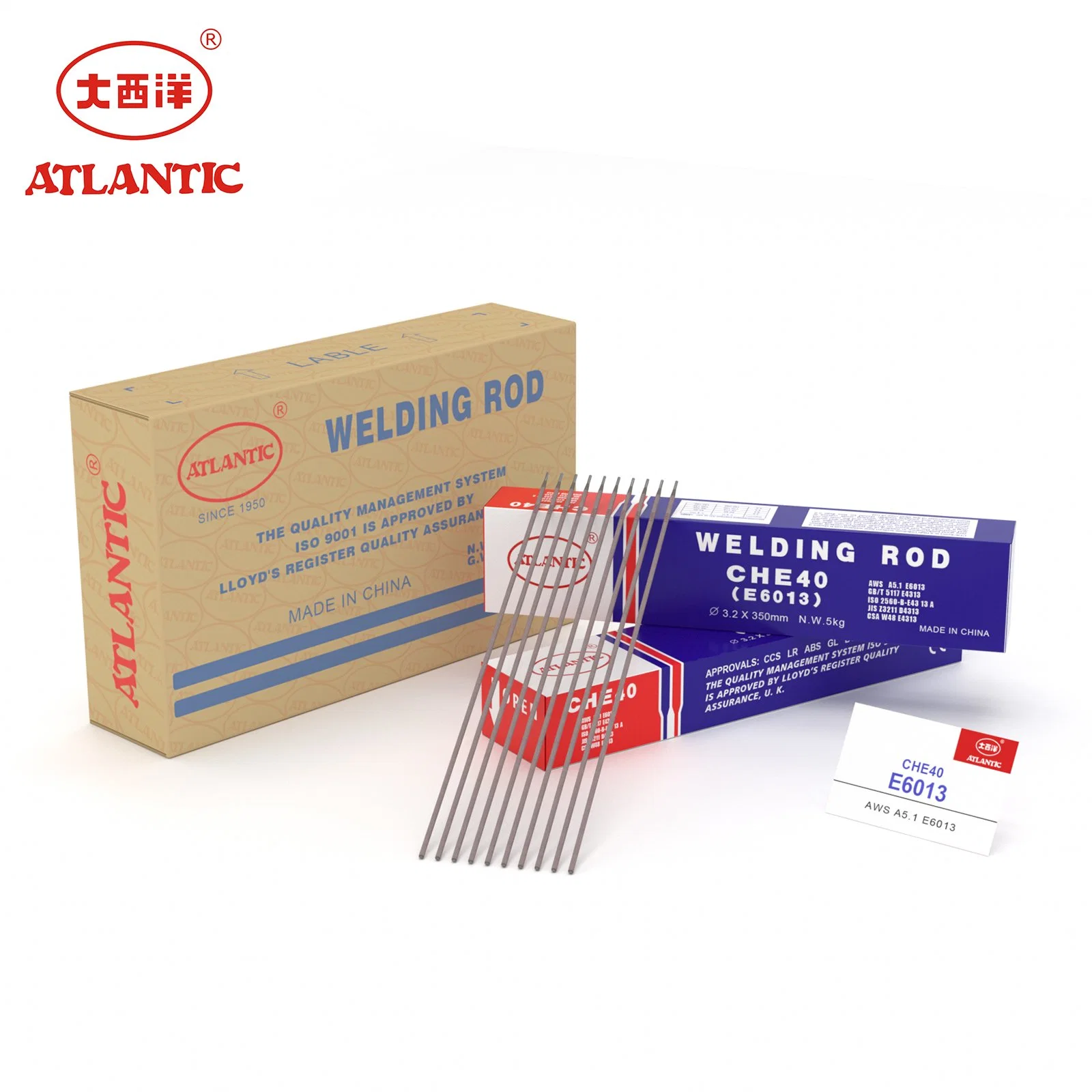 Atlantic Top 1 Welding Consumables China Supplier Good Quality 6013 Welding Electrode TIG Arcwelding Rod