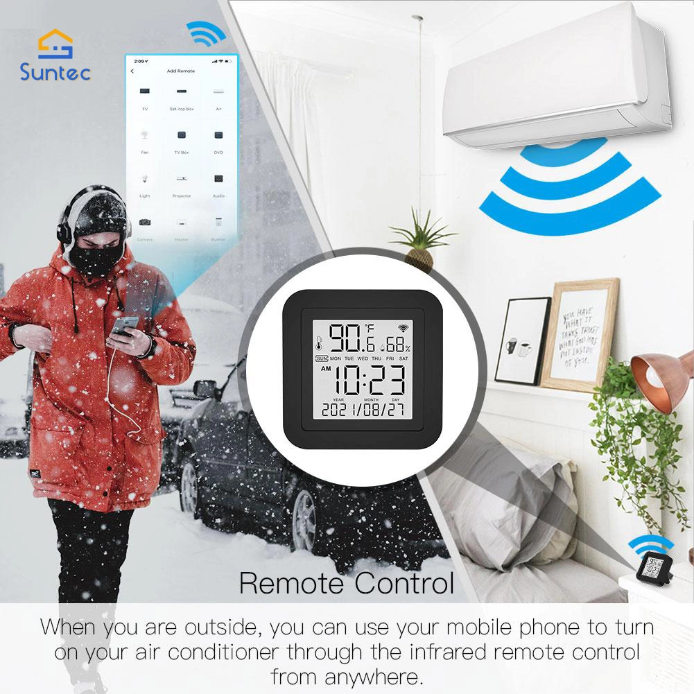 Universal Controller Intelligent Infrared Remote Temperature and Humidity Sensor