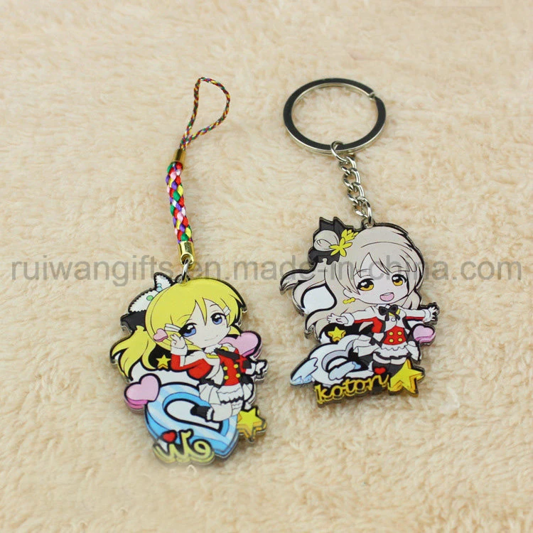 UV Printing Acrylic Cartoon Character Keychain, Acrylic Key Chain, Custom Acrylic Keyring