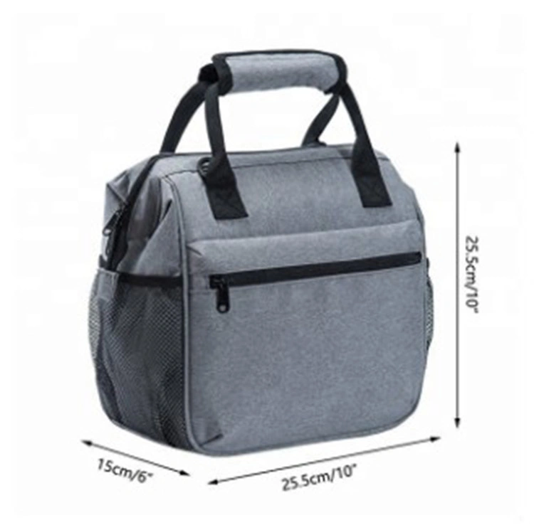 Insulated Leakproof Lunch Bag for Office School Picnic with Adjustable Shoulder Straps
