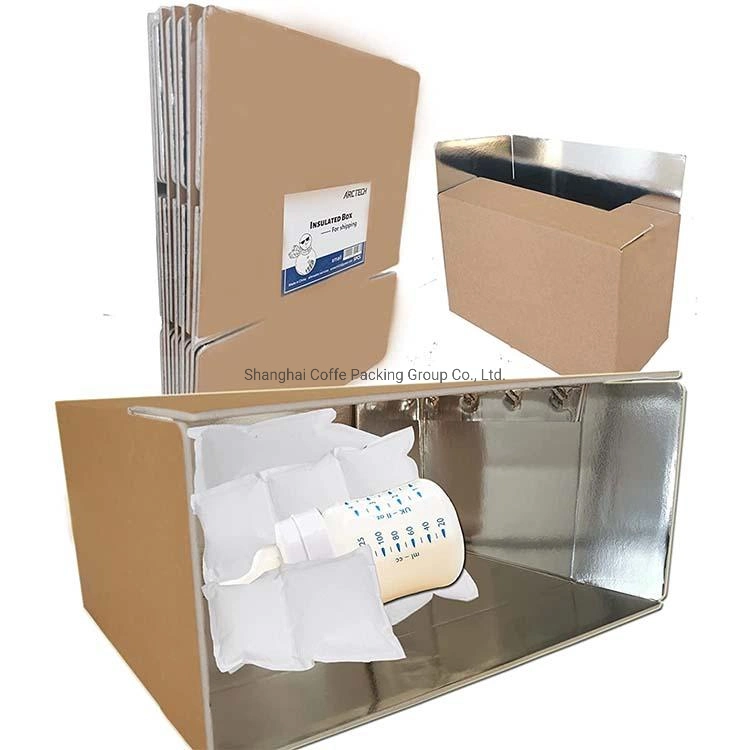 Custom Logo Printing Insulate Box Corrugated Seafood Meat Shipping Boxes Heat Protection Box