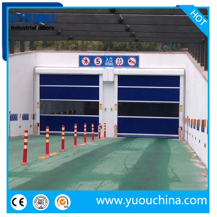 Industrial Automatic High Speed PVC Fabric Roll up Canvas Garage Doors