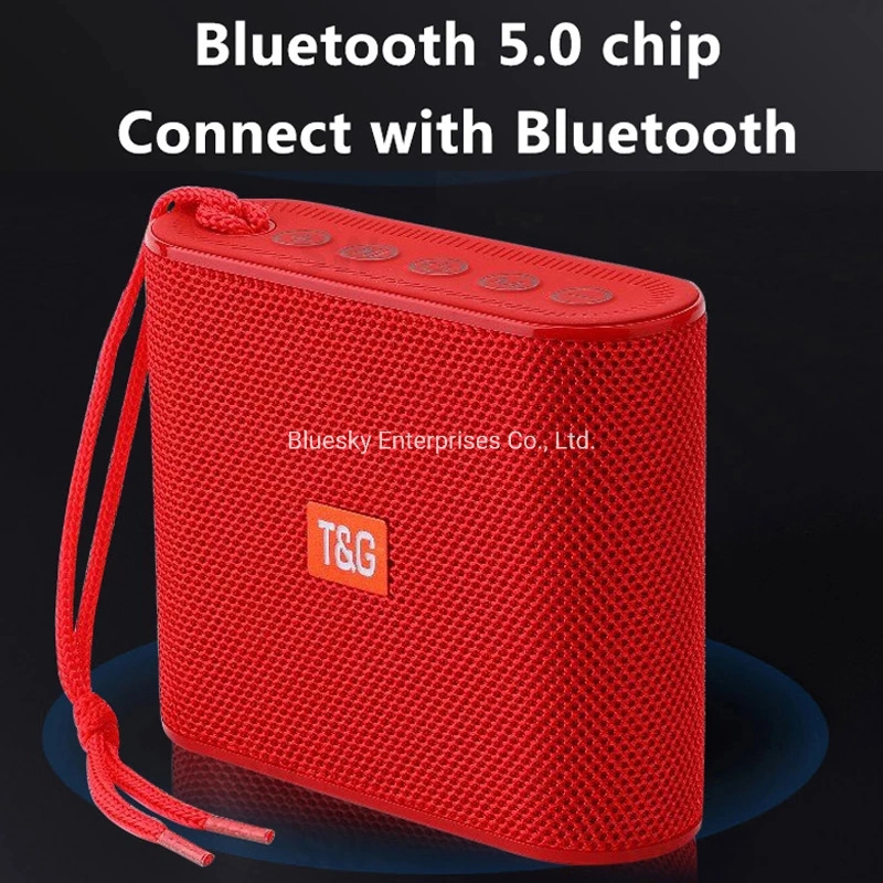 La tecnología inalámbrica Bluetooth mini altavoz portátil al aire libre de alta potencia 10W equipo de sonido Altavoces estéreo FM de la barra de la tarjeta del TF Caixa de Som