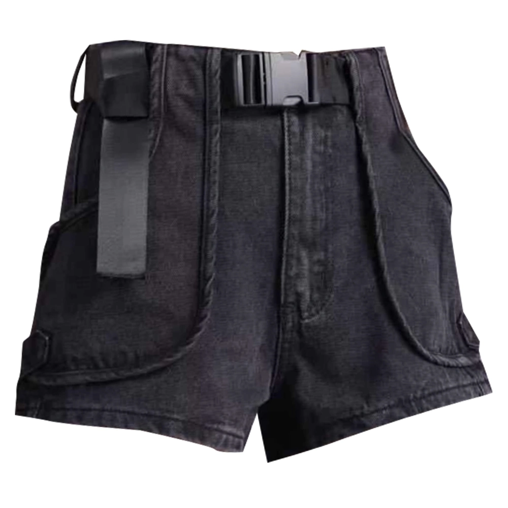 Schnelle Lieferung Mode Jeans Nicht-Konformistische Mode Hohe Taille Sack Denim Lässige Shorts