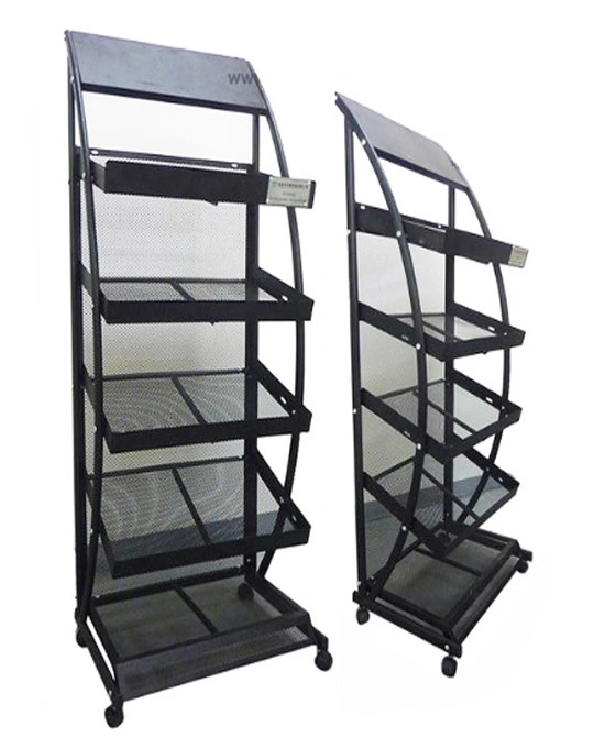 Los ganchos de pared de la rejilla de acero de malla de alambre Gridwall Soporte Panel Rack mostrar