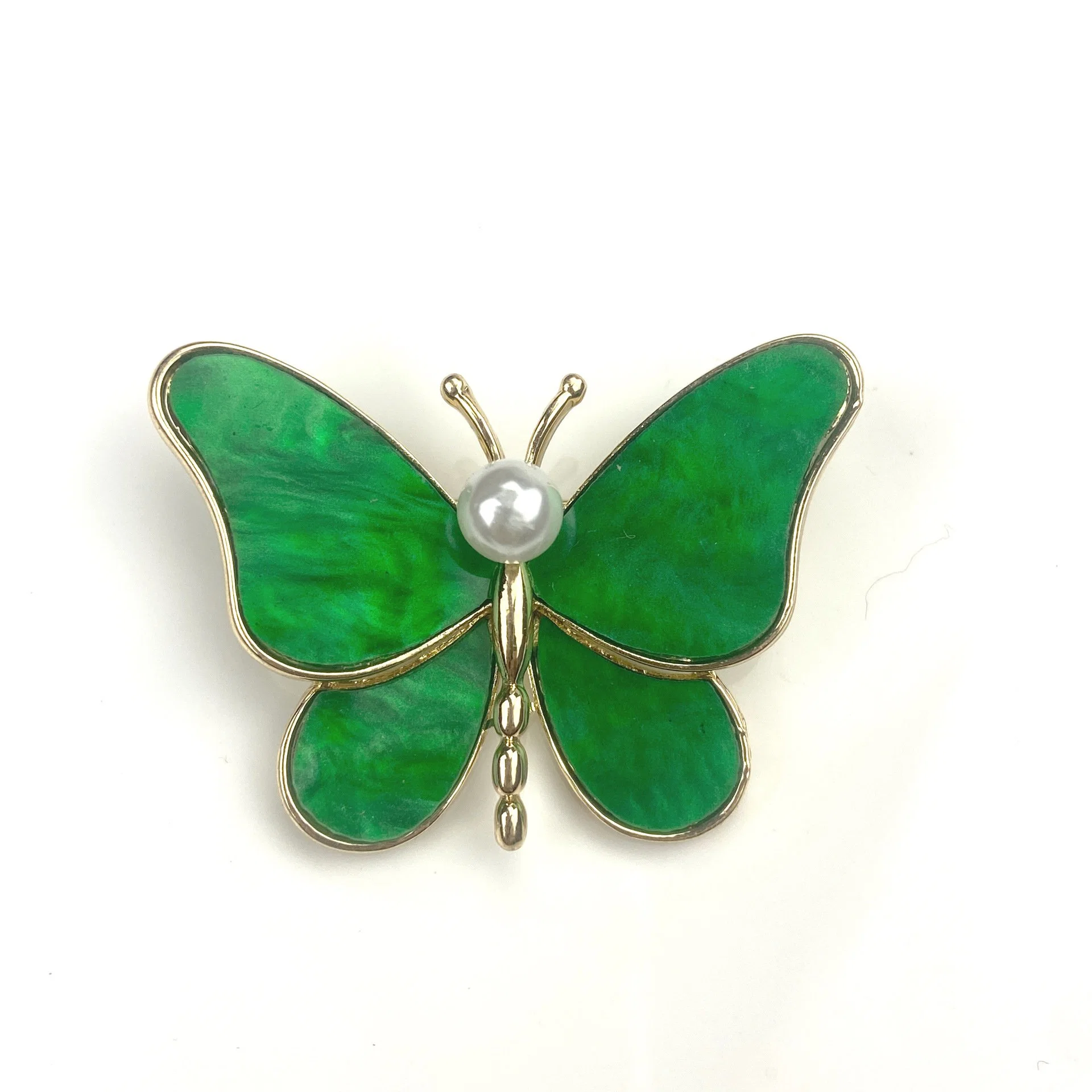 Pearl Butterfly Pearl Butterfly Brooch Women's Fashion High-Grade Temperament Suit Accessories