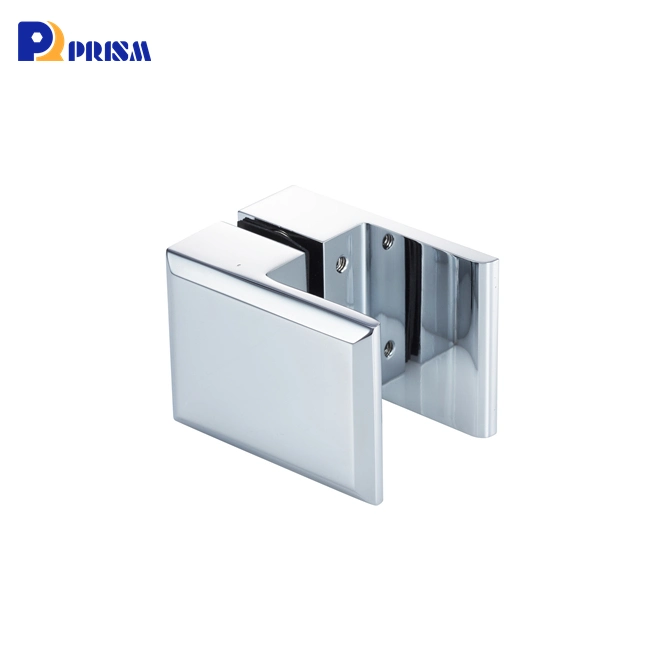 Shower Door Knob Chrome Back - Back Glass Mount Square Tubular Pull Handles