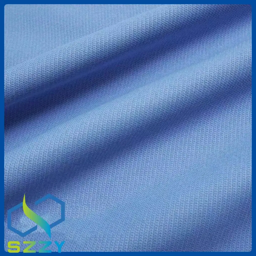 100% Polyester Quick-Drying Single-Side Knitted Undershirt for Sports and Leisure Fabric