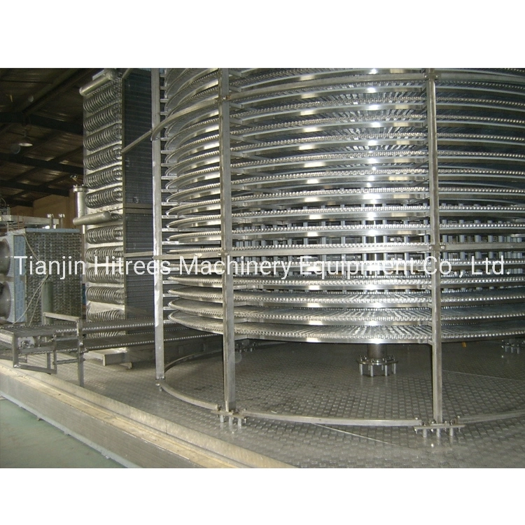 Spiral Freezer Belt Conveyor Freezing Machine