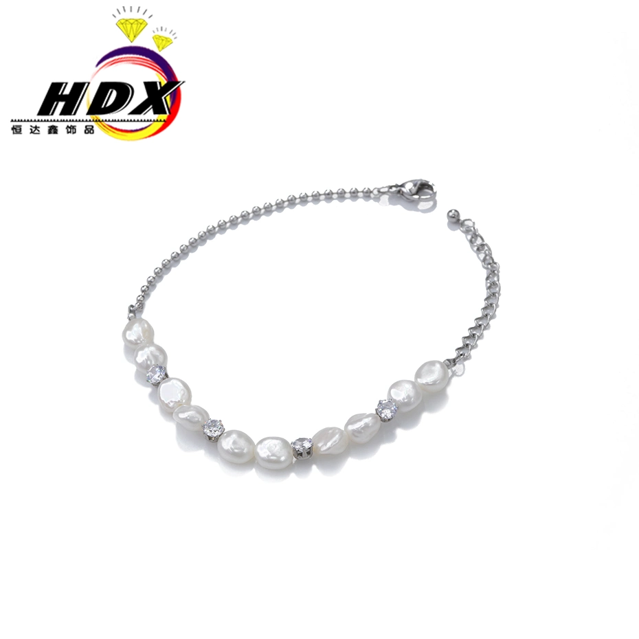 Natural Wind Irregular Freshwater Pearl Bracelet (female)