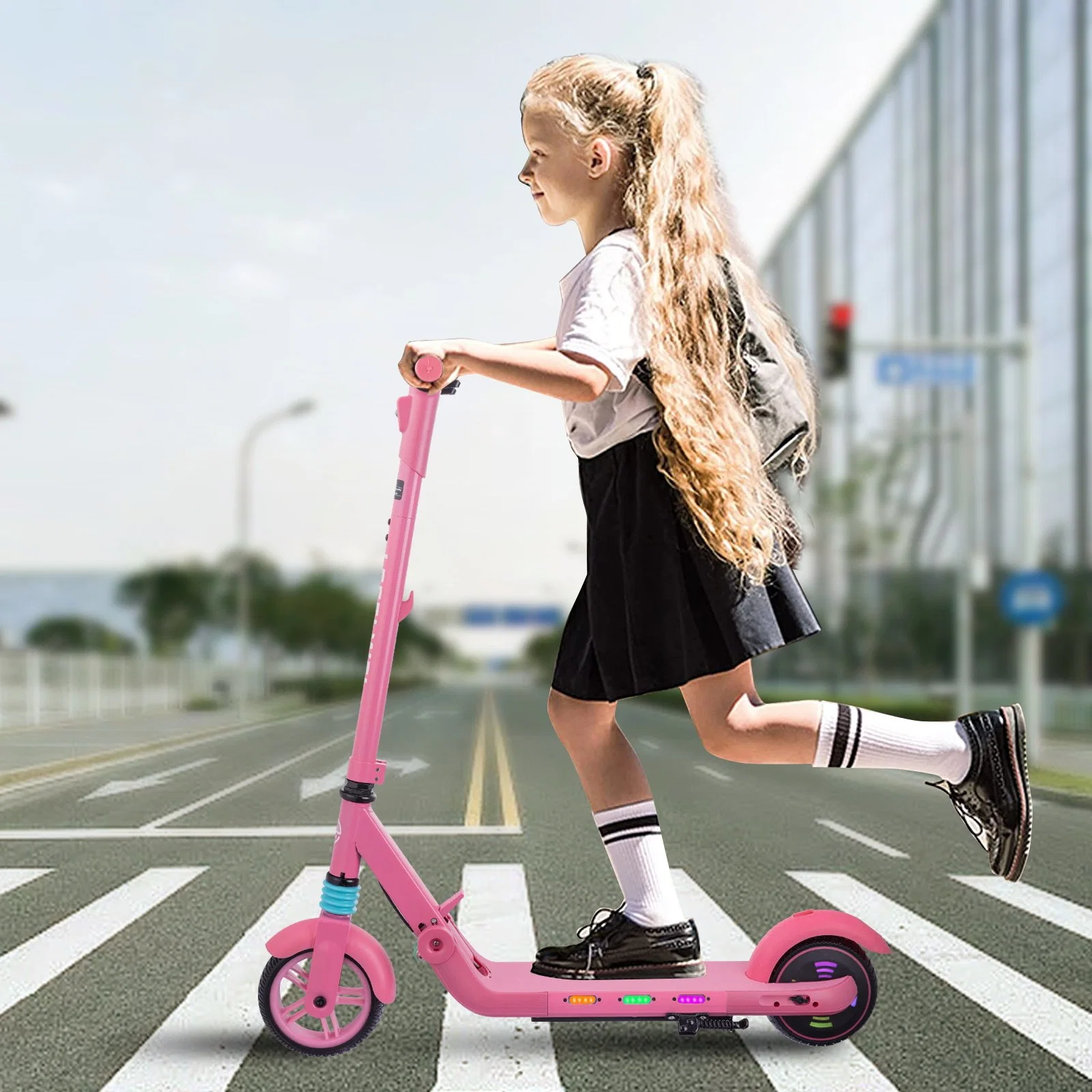 New Product Kids Electric Scooter with CE, RoHS, FCC Safe Lithium Battery Kids Scooter 2 Wheel