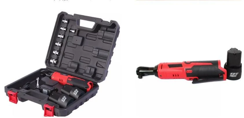 12V de la fábrica de la llave inalámbrico de alta calidad portátil recargable de Li-ion Cordless Llave de carraca.