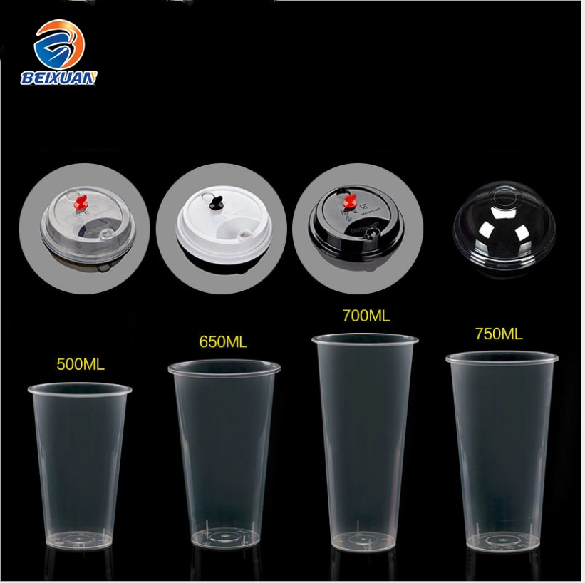 95 Caliber 360ml Disposable PP Plastic Cup 12oz Injection Cup for Juice with Customized Logo