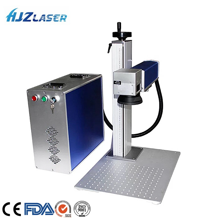 Fiber Laser Marking Machine with Visual Auto Positioning System Flying Marking