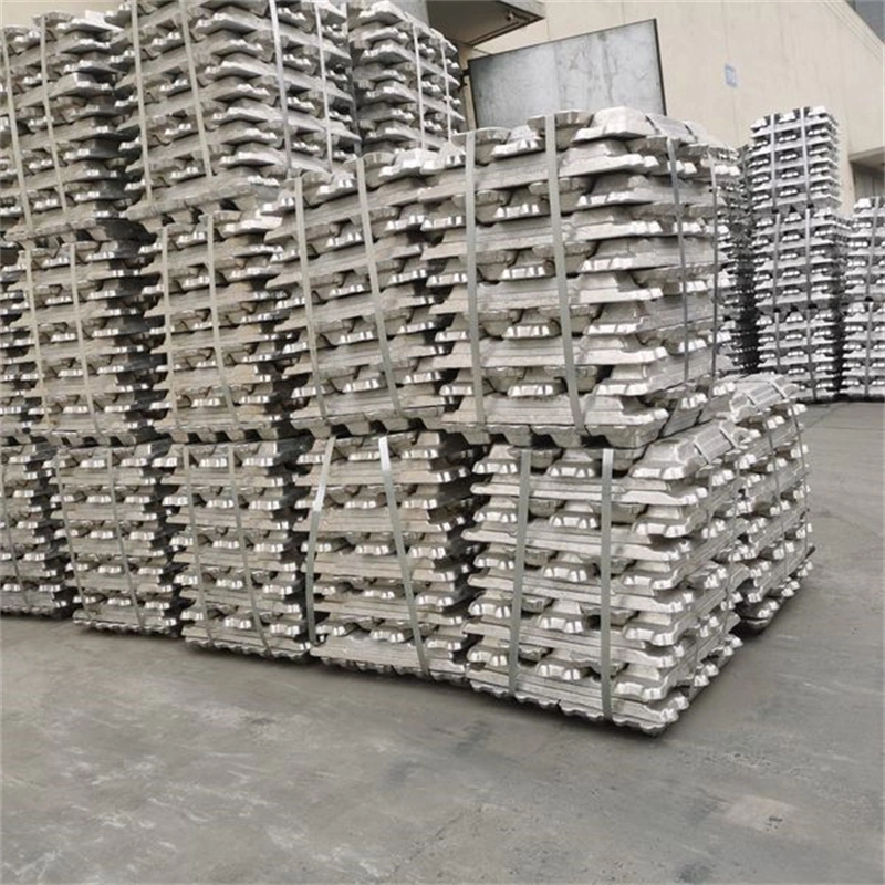 Top Quality/ High Purity 99.9% 99.8% 99.7% Lead Aluminium/Aluminum Alloy /Zinc /Metal/Zinc/Tin Alloy Ingot From Manufacturer Aluminum Billet A7 A8 A9 Ingots