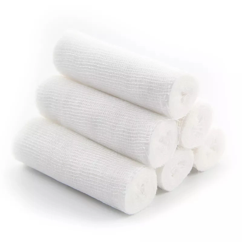 Wholesale/Supplier Factory Elastic Bandage Fabric Dressing Gauze Bandage Rolls