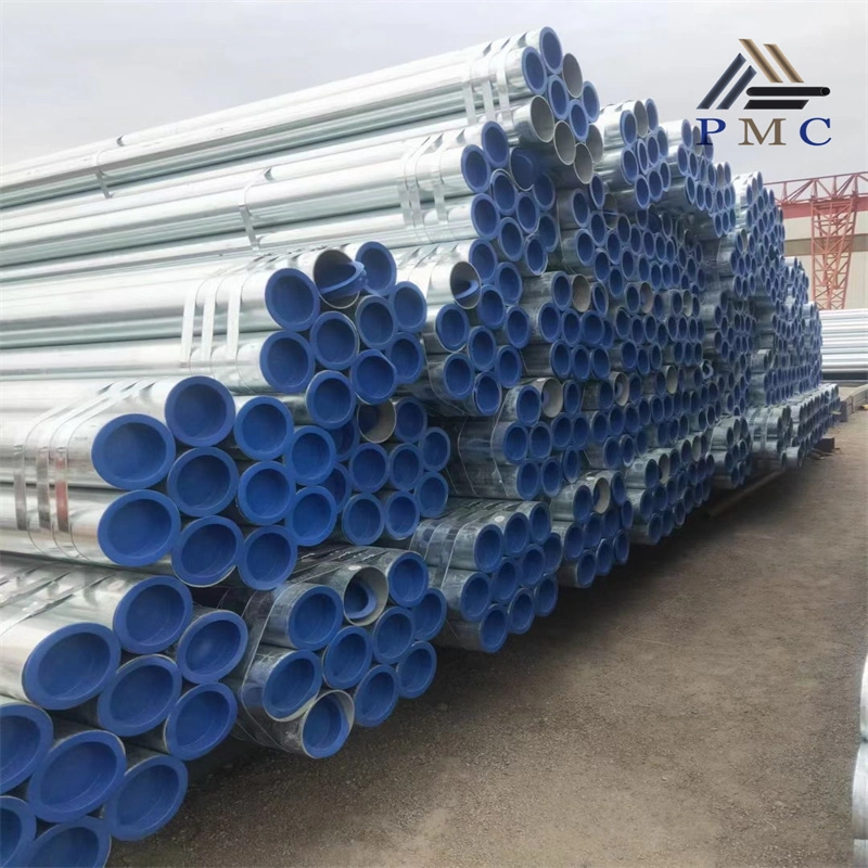 Threading Galvanized ERW Steel Pipe with Coupling