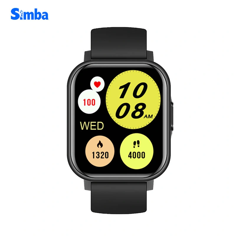 Simba 356 * 400 Resolution HD Display Smartwatch Heart Rate Blood Oxygen Bluetooth Call Fitness Tracker Health