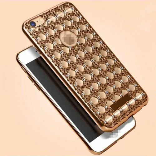 Electroplating Agate Diamond TPU Case for iPhone 6 Plus