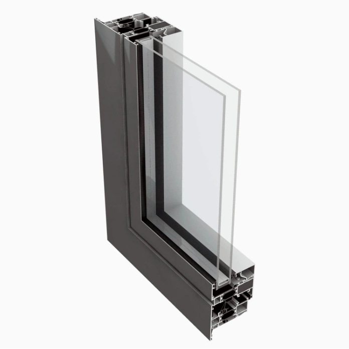 Aluminum Aluminium Extrusion Profiles Wooden Grain Anodized for Window Door