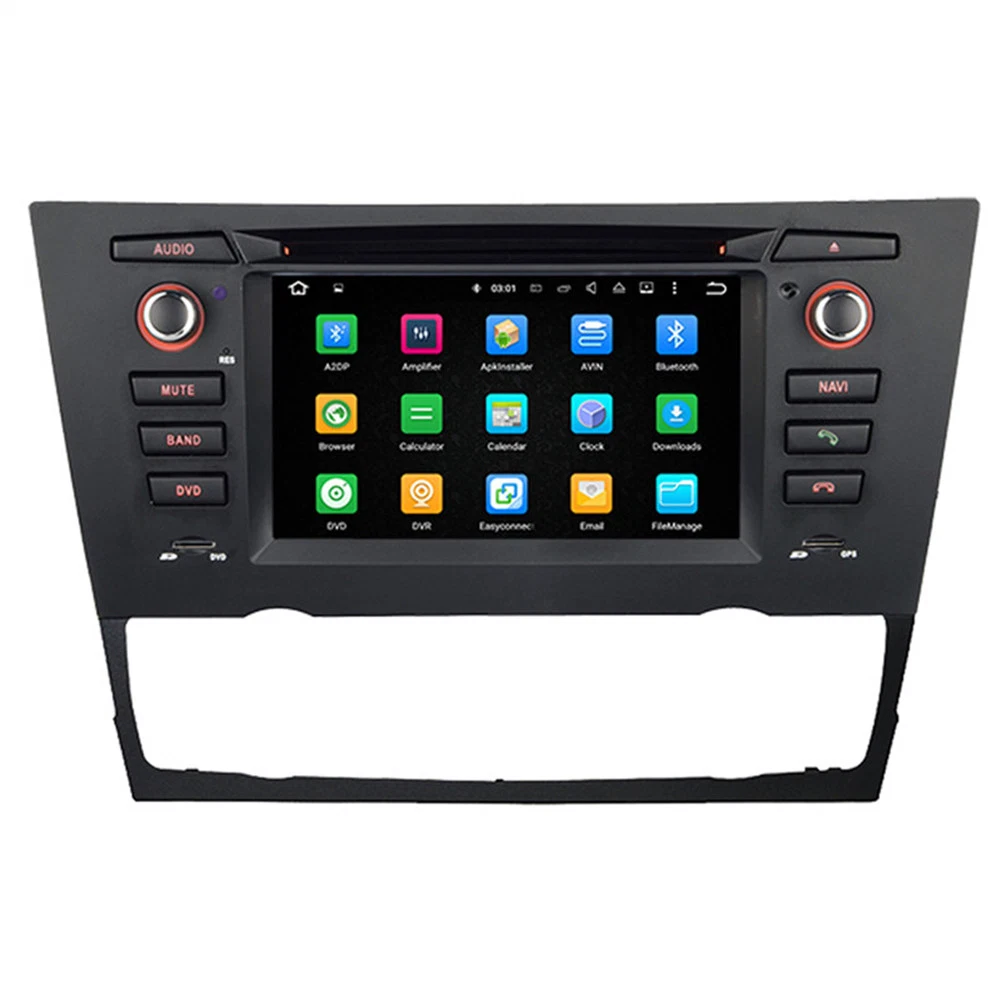 Carro Vídeo Display CarPlay para BMW E90/E91/E92/E93 2005-Car Radio Peças automáticas do sistema de áudio para automóvel da estrutura