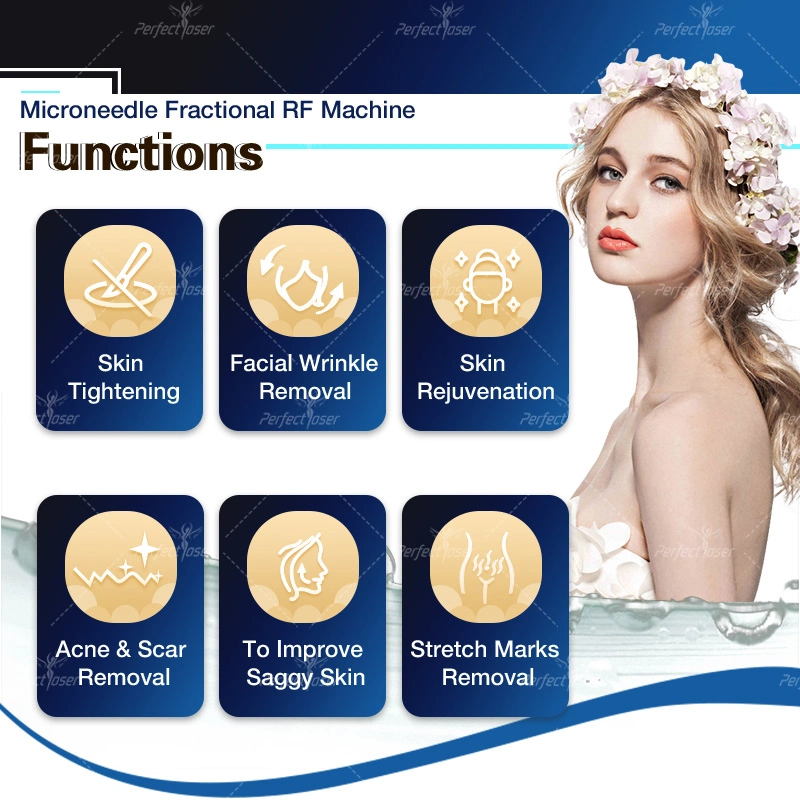 CE Skin Tightening Microneedling RF Fractional Better Than Derma Rolling System