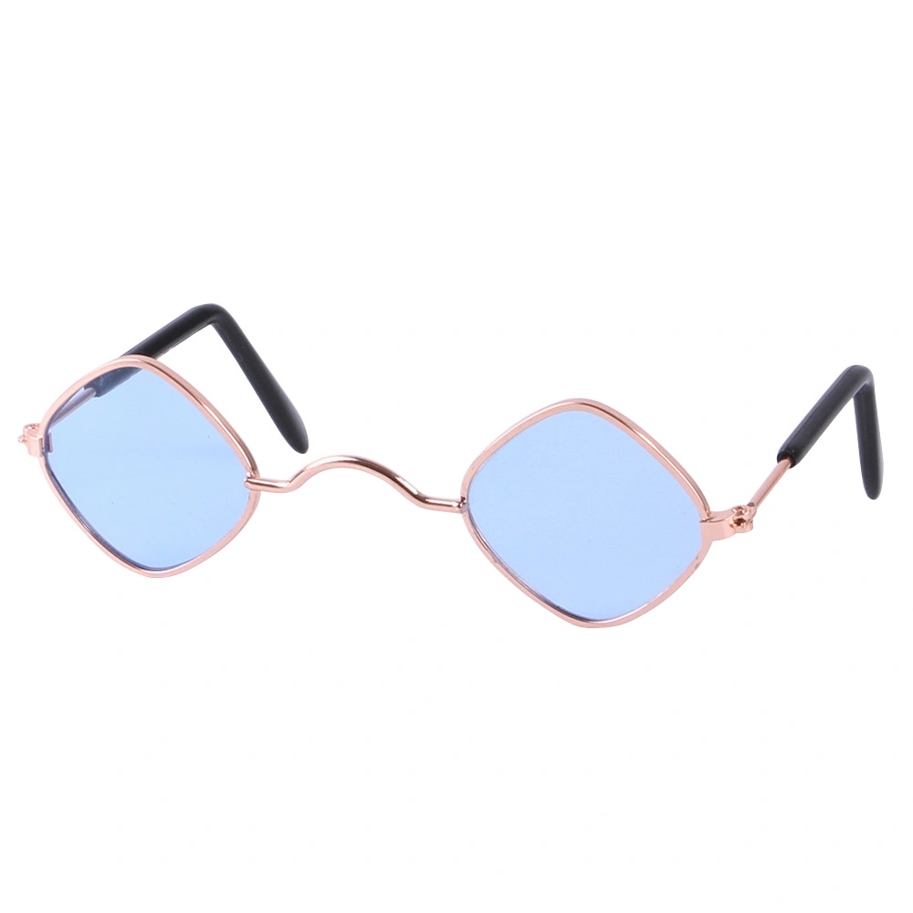 Retro Circular Metal Sunglasses Sun Protection Glasses Available in Many Colors Pet Accessories Cat Dog Glasses