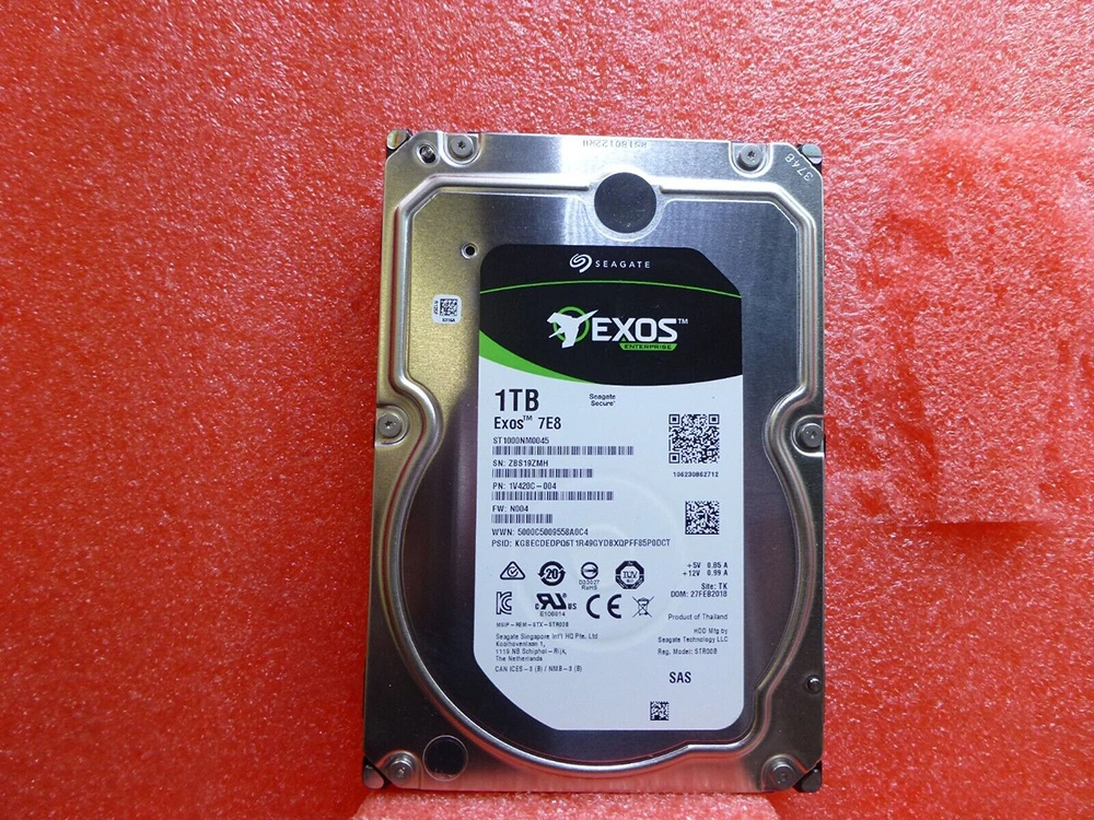 Seagate Enterprise Exos 7e8 1tb Hard Disk 7200rpm SATA 3.5" 6GB/S 128MB Hard Drive St1000nm0055 SSD/HDD