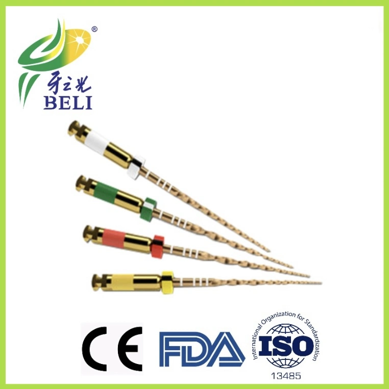 Dental Equipment USA Brand Wave One Gold Rotary Files Gold Heat Activation Files with CE and FDA