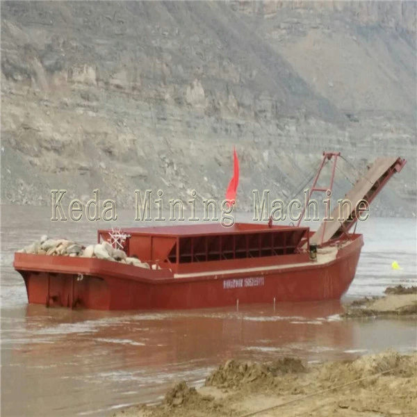 Hot Sale Self-Unloading River Sand Barge Self Unloading Sand Barge for Transport Sand