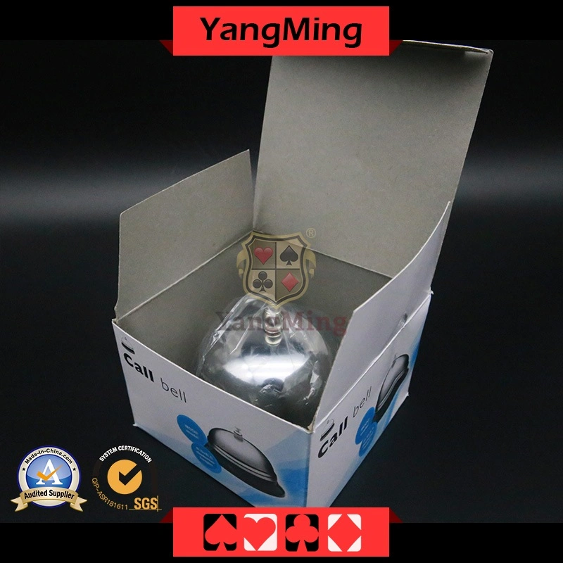 Casino Dedicated Stainless Steel Call Bell for Casino Poker Table Games Ym-CB01