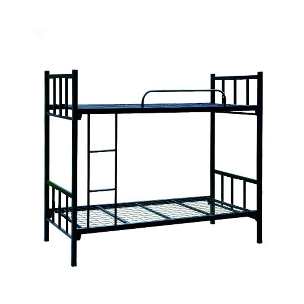 Simple Assembly Iron Double Deck Bed Wholesale Metal Bed Frames for Adults