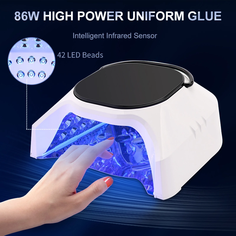 Best Price Wholesale 86W 42PCS Nail Lamp UV/LED Light for Nail Beauty Salon