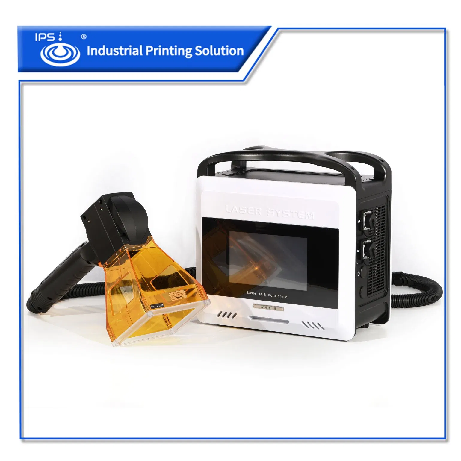 User-Friendly Air Cooling 50W Handheld Fiber Laser Printer Engraving Equipment for Logo Marking