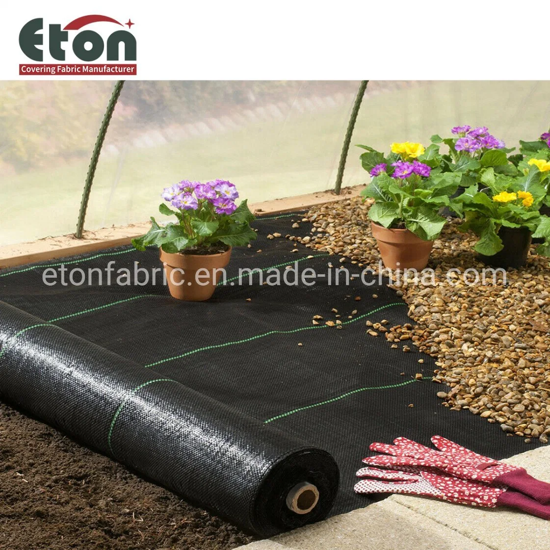 PP/PE 4X50FT Woven Landscape Anti Grass Weeding Weed Control Mat