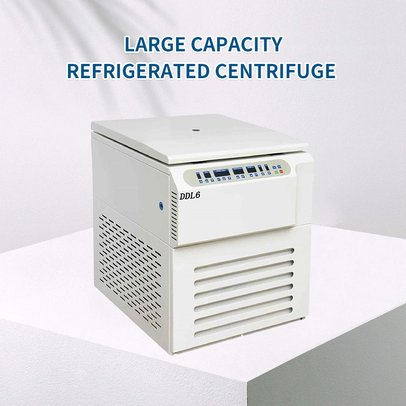 Modèle de plancher de grande capacité centrifugeuse réfrigérée avec inverseur de moteur à haute vitesse