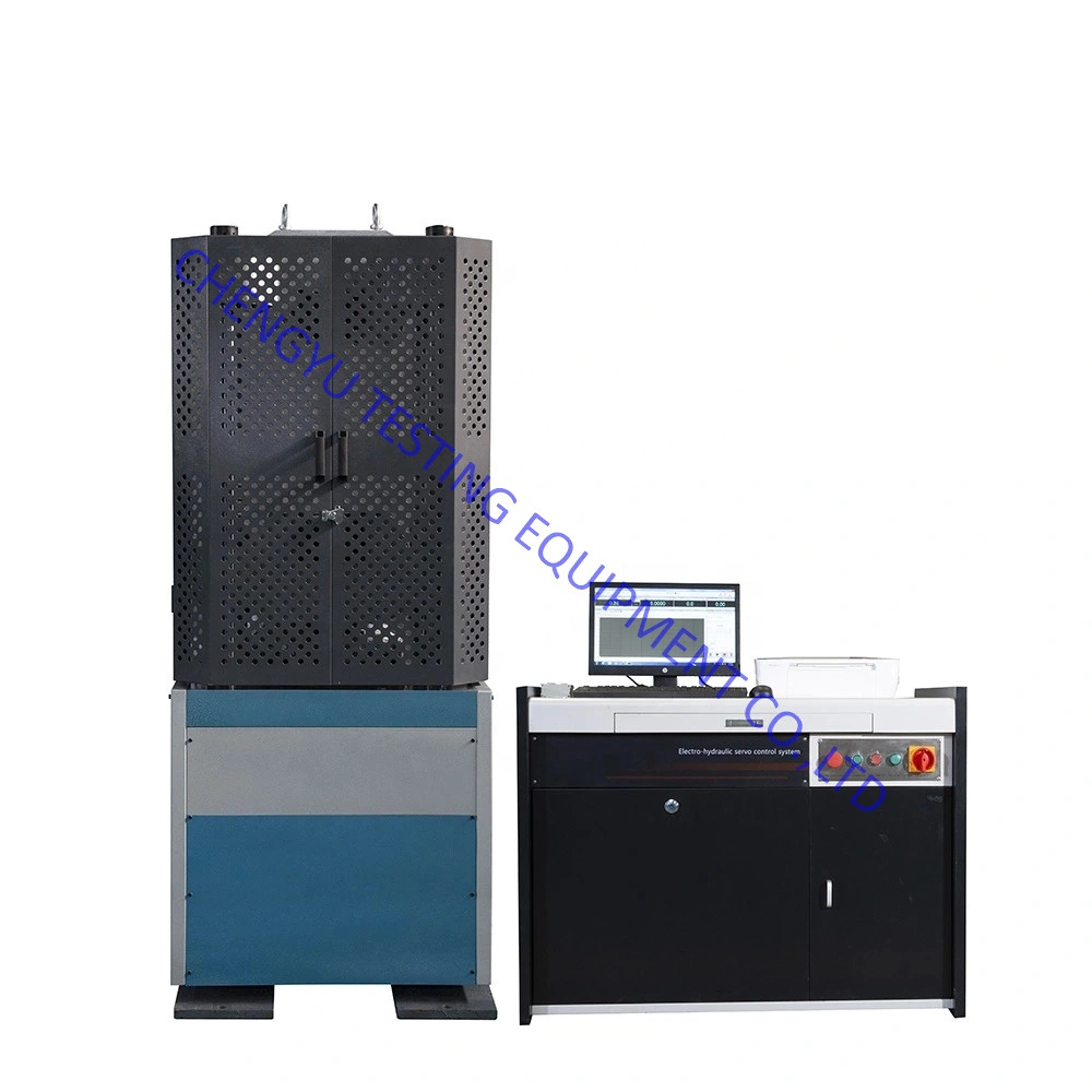 Waw Automatic Microcomputer Computer Controlled Servo Universal Testing Machine with ISO International Standards for Laboratory/Construction Industry