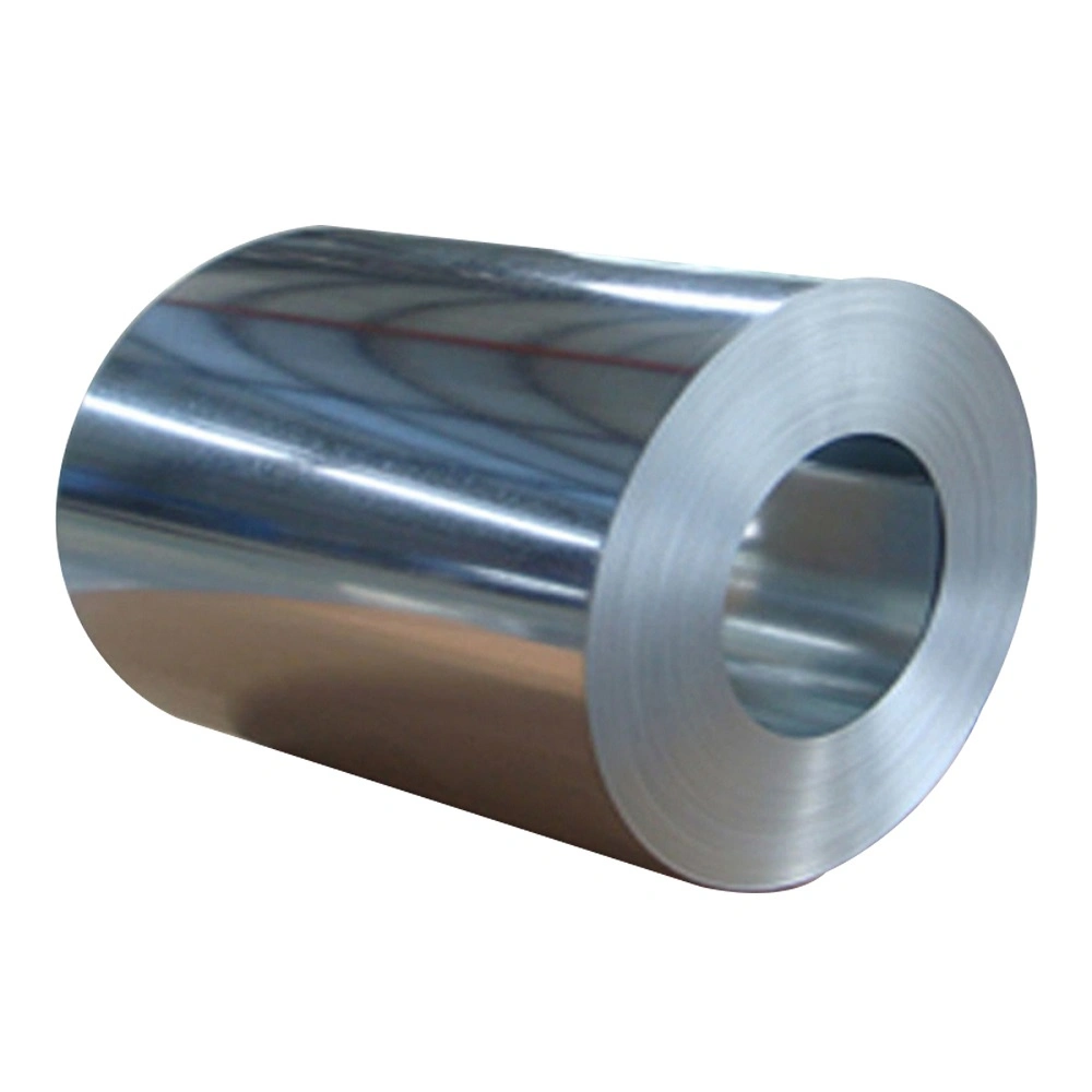 GI Galvanized bobinas Metal material de impermeabilización Galvalume DX51D Dx52D Dx54D G60 G90 G550 S350gd ASTM A653 Z275 Zinc Bobina de acero galvanizado recubierta