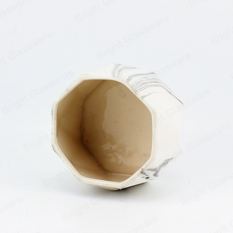 Popular Design Modern Wedding Decorative Candle Bowl Wholesale/Supplier Ceramic Candle Jar