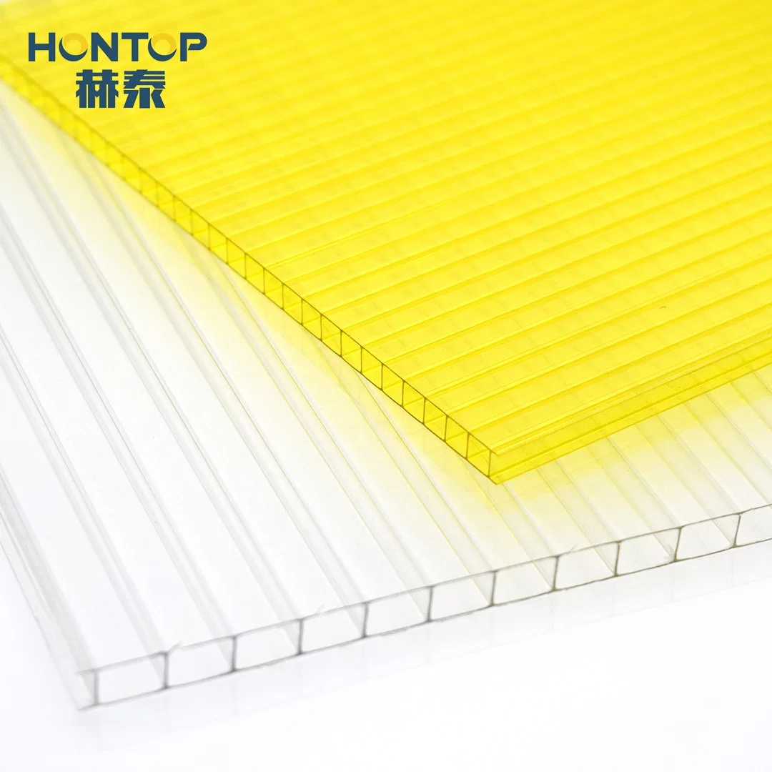 6mm 8mm 10mm 12mm Twin Wall Green House Roofing Polycarbonate Hoja