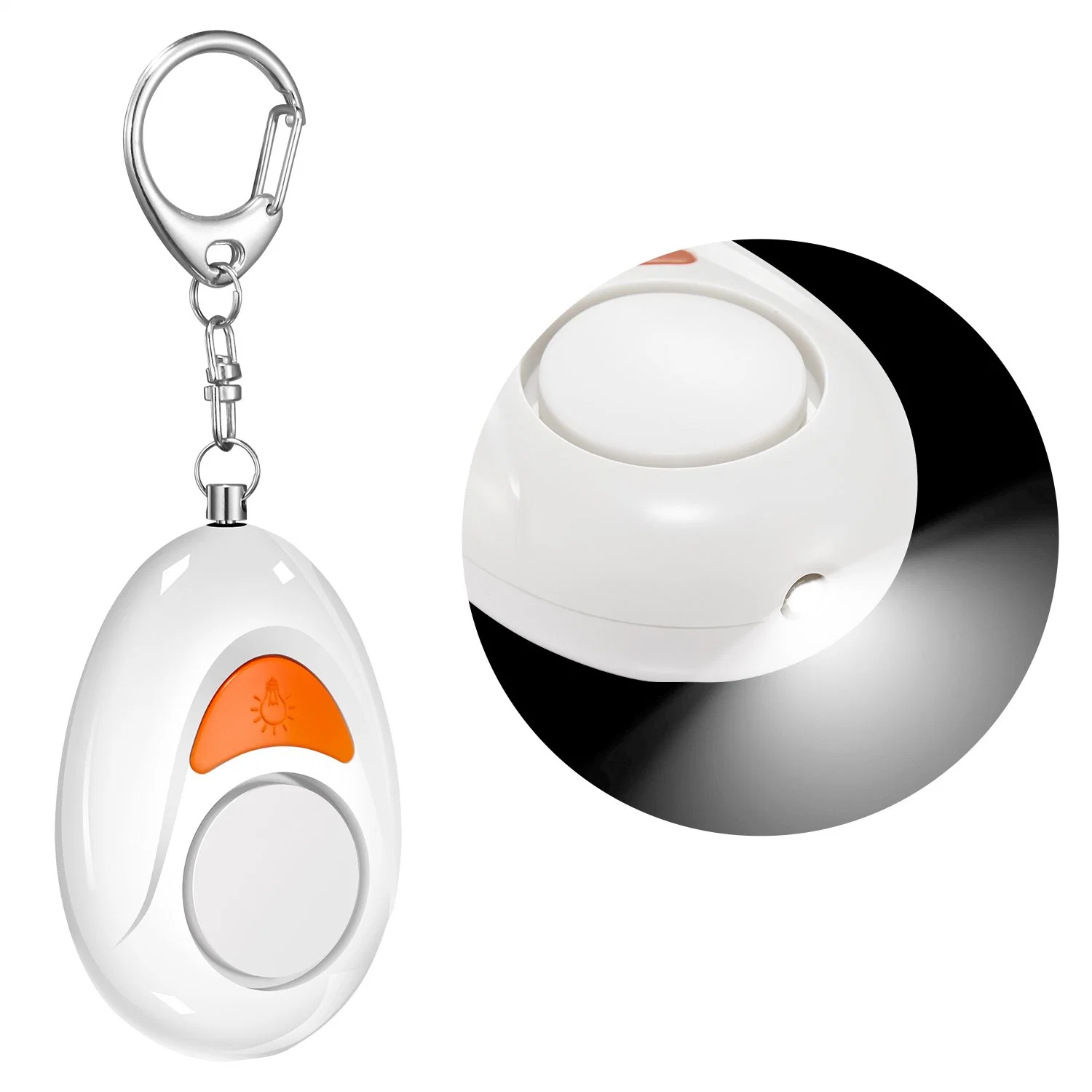 Wholesale/Supplier 125 Decibel Personal Alarm Best Emergency Personal Safety Alarm Keychain with LED