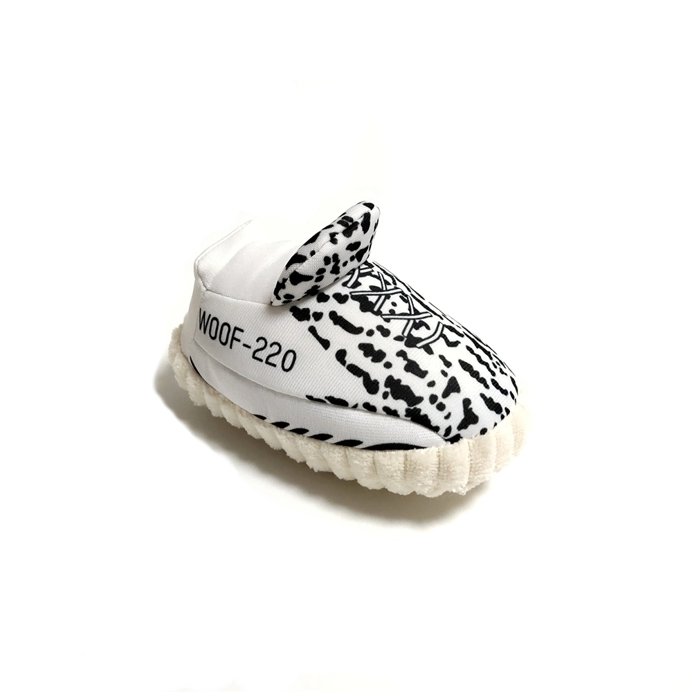 El diseño de zapatillas de peluche Yeezy Peluche personalizado Squeaker dog toys