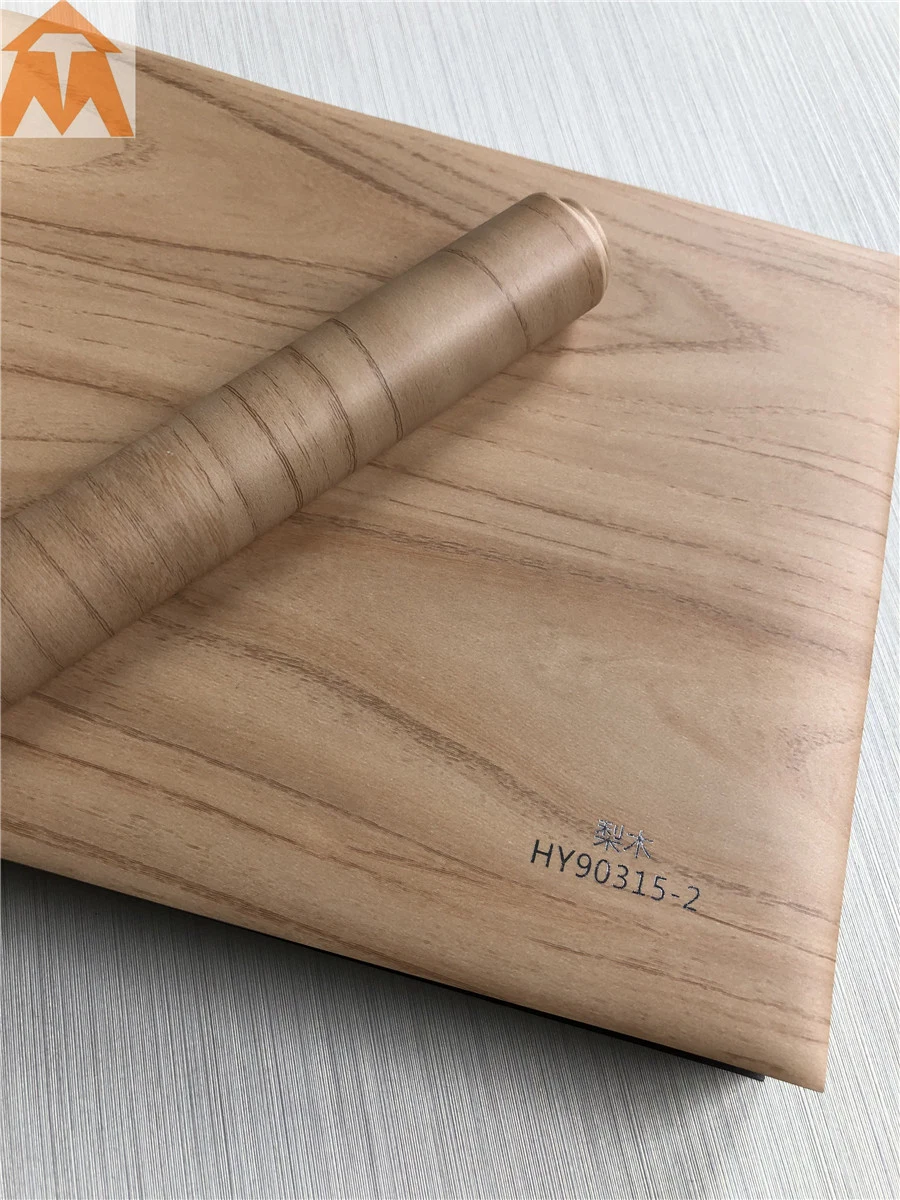 Decorative Item Wood Grain PVC Film for Wall Panel Skirting Moulding