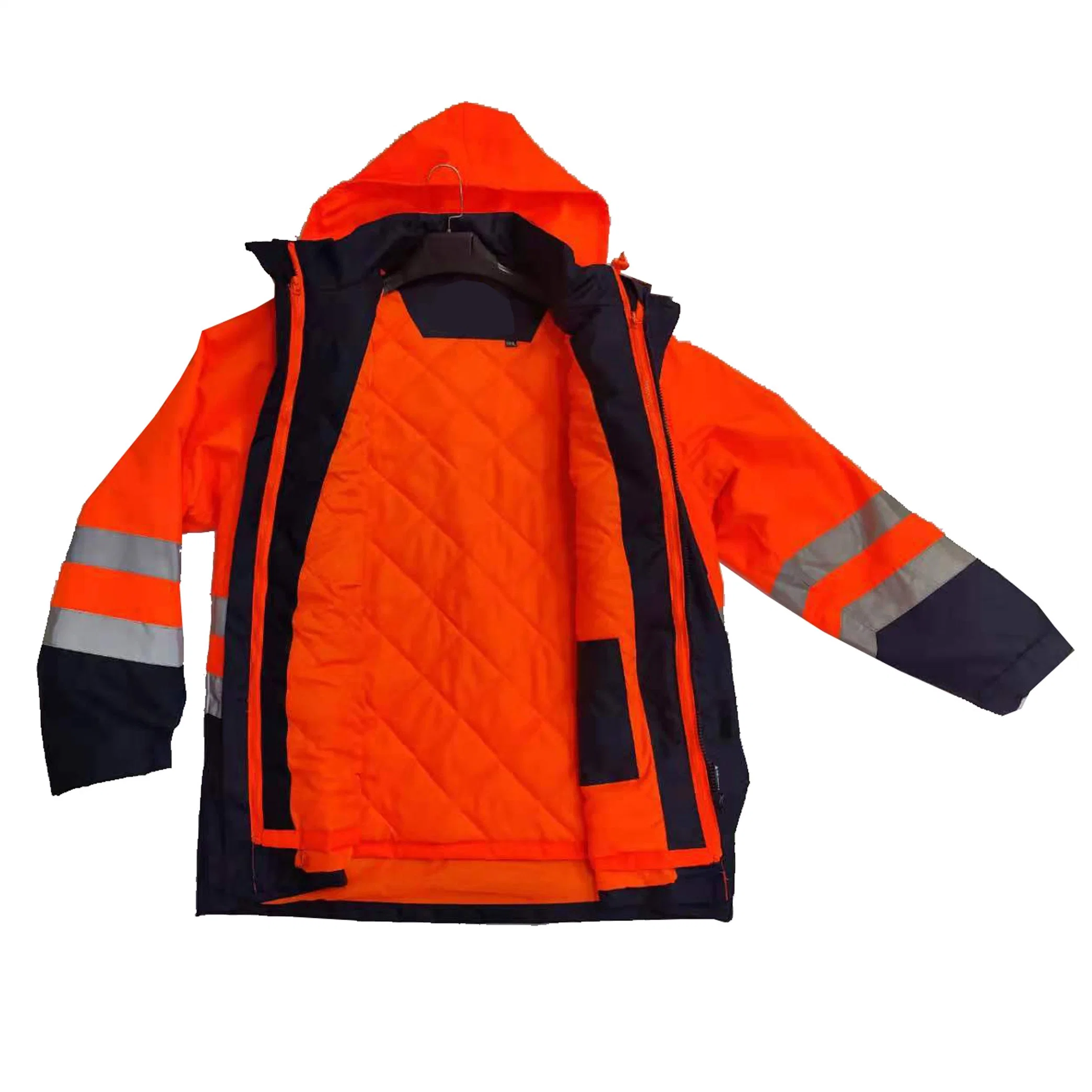 Imperméable manches longues haute visibilité sécurité travail sécurité vêtements de travail réfléchissants Veste