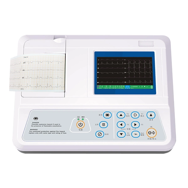 Yseg-03c equipos médicos CE ISO Popular 3 canales de ECG/EKG portátil Máquina