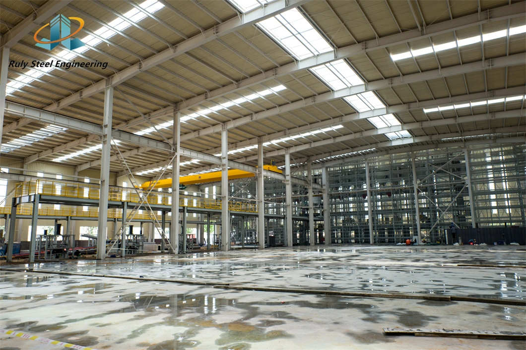 Economic Industrial Steel Structural Workshop Wide Span Light Building