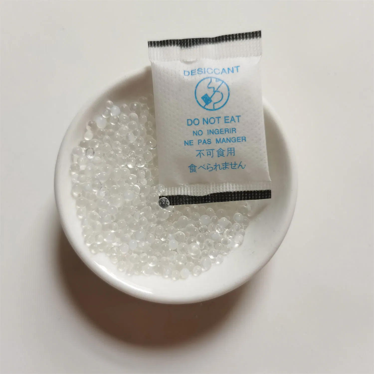 5g White Silica Gel Sachet with Aihua Paper for Clothes/Handbag/Shoes/Gift Box